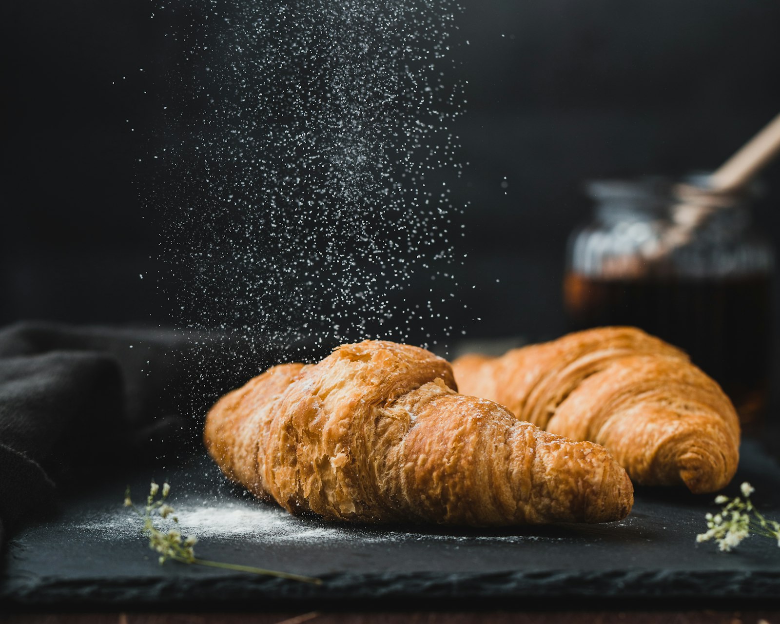 Fresh croissants